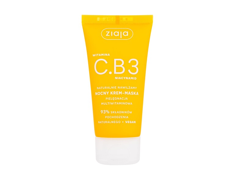 Nachtcreme Ziaja Vitamin C.B3 Niacinamide Night Cream-Mask 50 ml