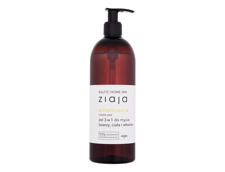 Gel douche Ziaja Baltic Home Spa Vitality Shower Gel & Shampoo 3 in 1 500 ml