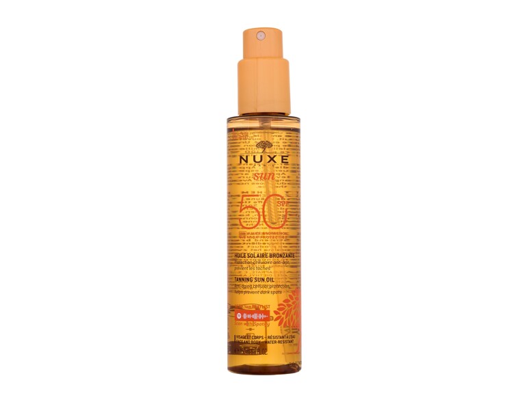 Sonnenschutz NUXE Sun Tanning Sun Oil SPF50 150 ml