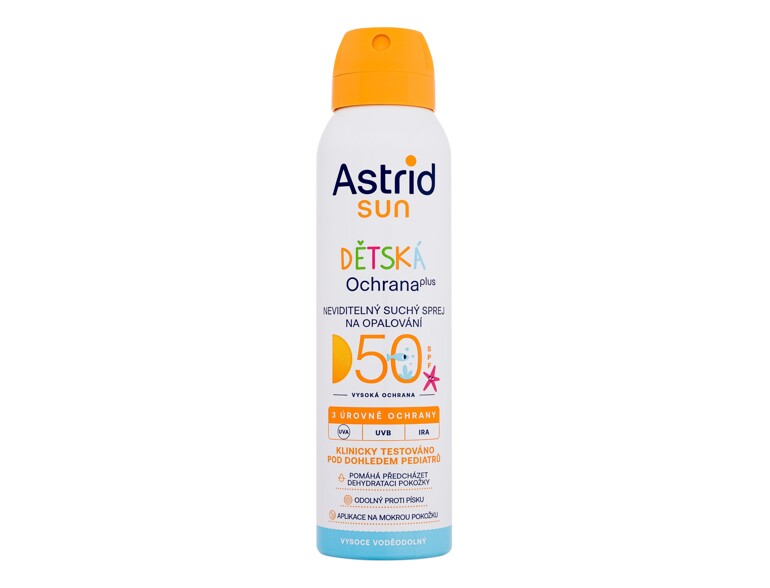 Soin solaire corps Astrid Sun Kids Dry Spray SPF50 150 ml