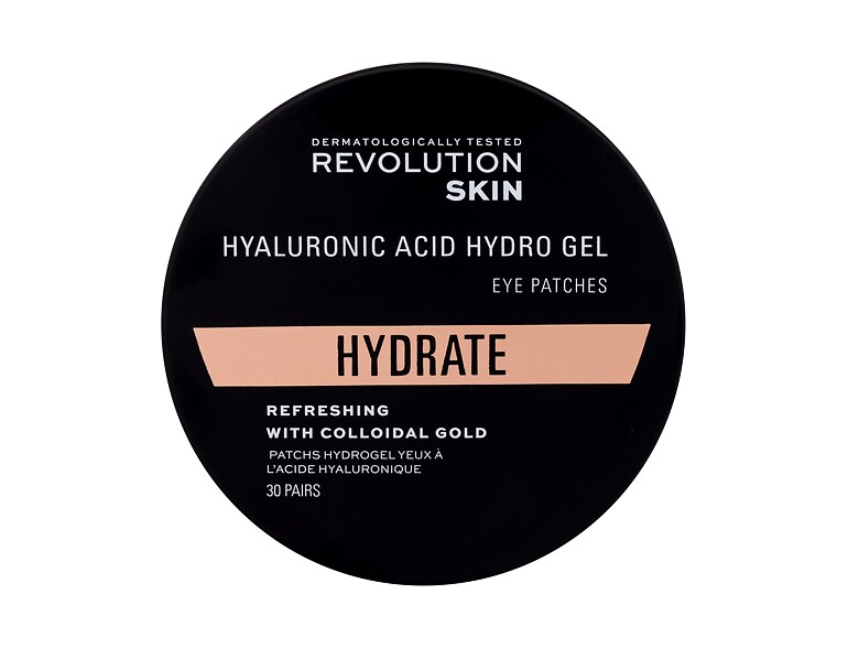 Augenmaske Revolution Skincare Hydrate Hyaluronic Acid Hydro Gel Eye Patches 60 St.