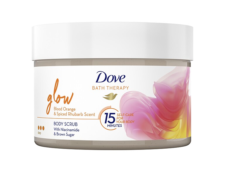 Peeling per il corpo Dove Bath Therapy Glow Body Scrub 295 ml
