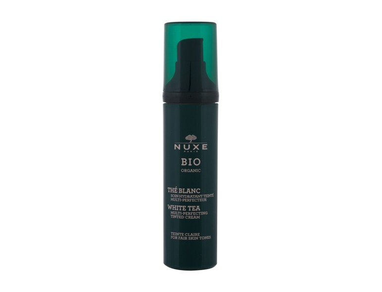 Tagescreme NUXE Bio Organic White Tea Tinted Cream Fair Skin Tones 50 ml Claire Beschädigte Schachtel