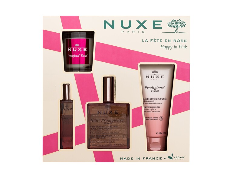 Körperöl NUXE Happy In Pink 100 ml Beschädigte Schachtel Sets