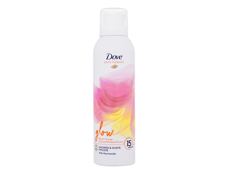 Duschschaum  Dove Bath Therapy Glow Shower & Shave Mousse 200 ml Beschädigtes Flakon