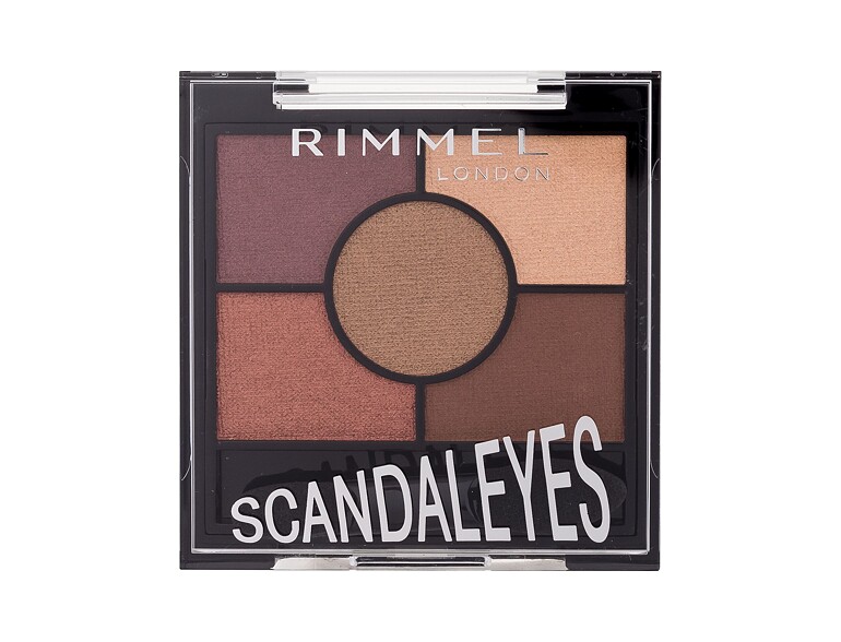 Lidschatten Rimmel London Scandaleyes 5 Pan Eyeshadow Palette 3,8 g 005 Sunset Bronze