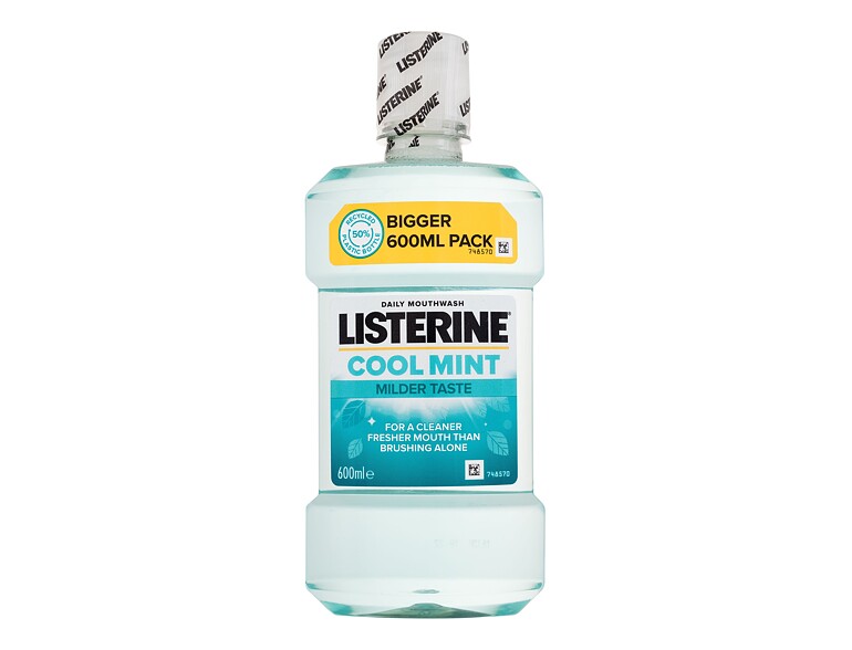 Mundwasser Listerine Cool Mint Mild Taste Mouthwash 600 ml