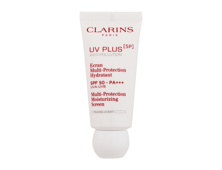 Tagescreme Clarins UV Plus 5P Multi-Protection Moisturizing Screen SPF50 30 ml Translucent