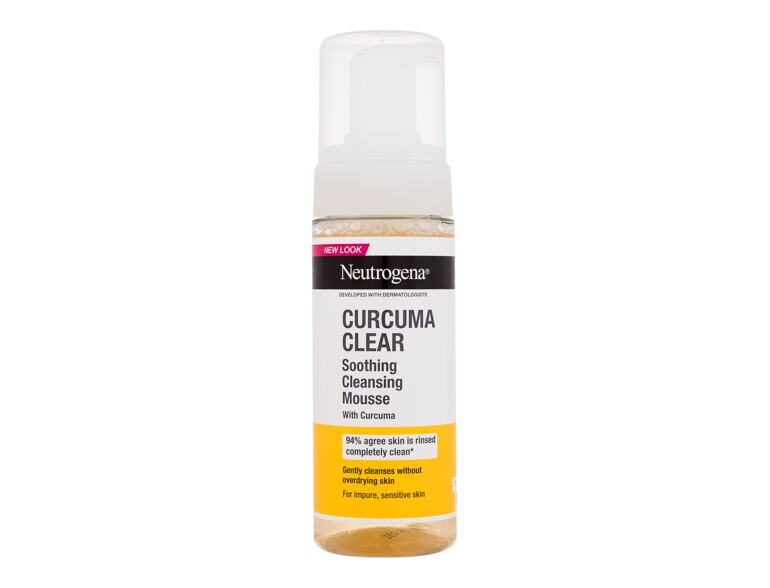 Reinigungsschaum Neutrogena Curcuma Clear Soothing Cleansing Mousse 150 ml