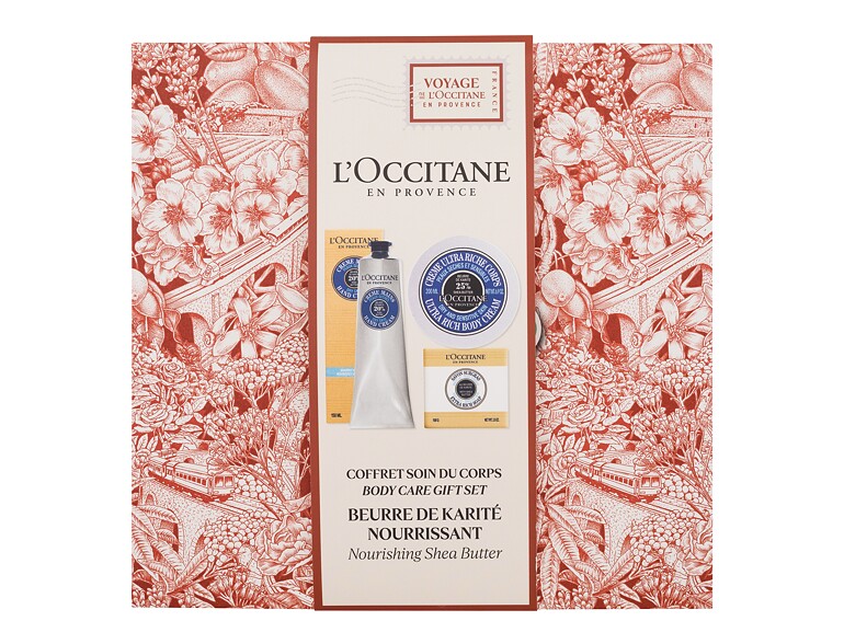 Körpercreme L'Occitane Shea Butter Body Care Gift Set 200 ml Beschädigte Schachtel Sets