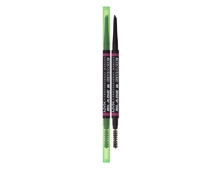 Augenbrauenstift  NYX Professional Makeup Blade & Shade Dual Edge Brow Pencil 0,06 g 12 Black