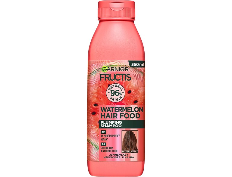 Shampoo Garnier Fructis Hair Food Watermelon Plumping Shampoo 350 ml