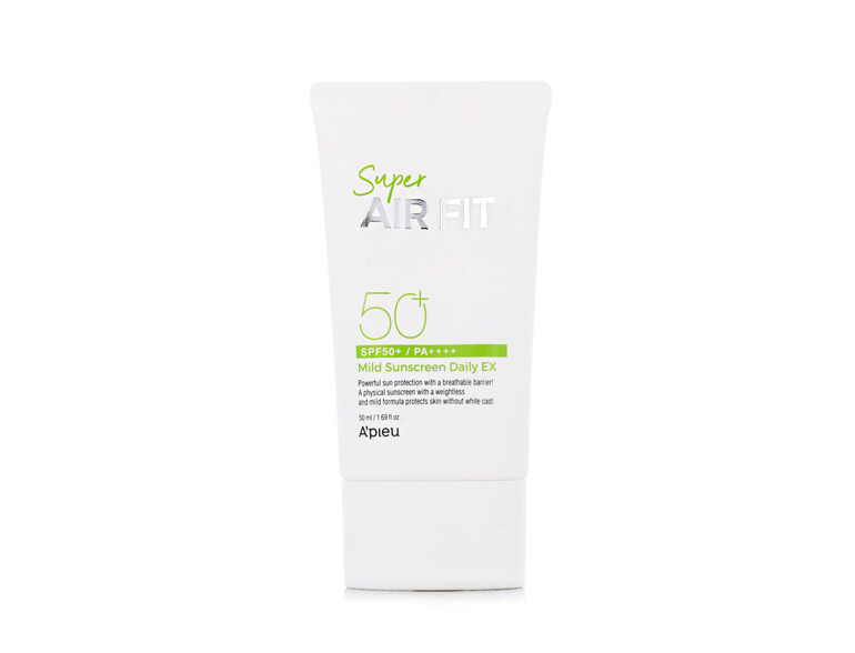 Sonnenschutz fürs Gesicht A'pieu Super Air Fit Mild Sunscreen Daily SPF50+ 50 ml