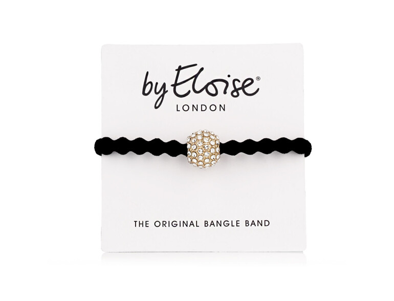 Haargummi By Eloise London Bling Charms Snow Ball Black 1 St. Black
