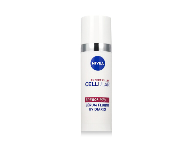 Sonnenschutz fürs Gesicht Nivea Cellular Expert Filler Daily UV Serum Fluid SPF50+ 30 ml
