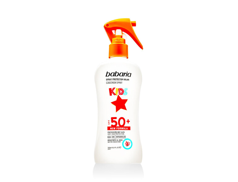 Sonnenschutz Babaria Kids Sunscreen Spray SPF50+ 200 ml