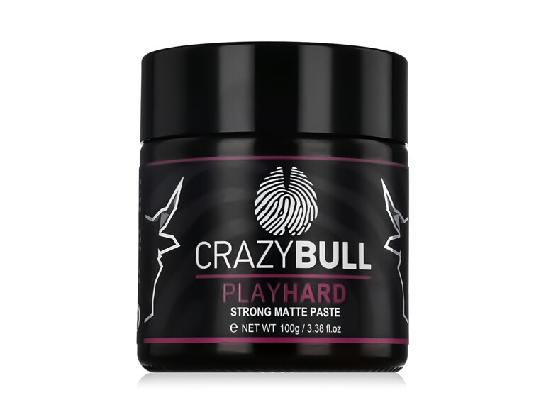 Haarcreme Crazy Bull Play Hard Strong Matte Paste 100 g