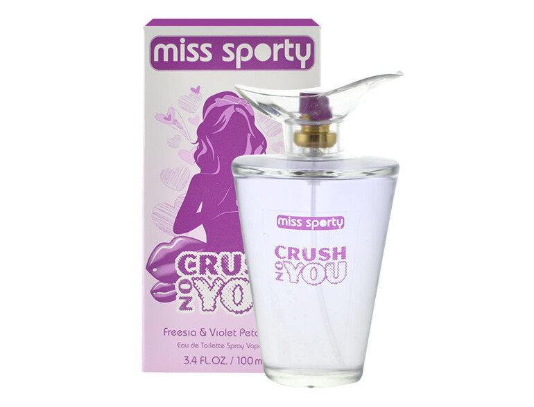 Eau de toilette Miss Sporty Crush On You 100 ml boîte endommagée