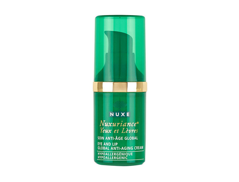 Augencreme NUXE Nuxuriance Eye And Lip Contour Anti-Aging Cream 15 ml Beschädigte Schachtel