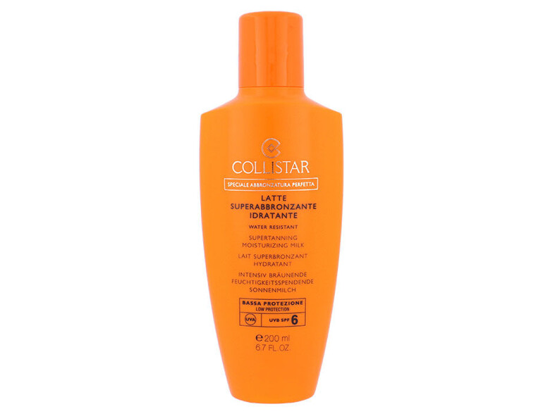Sonnenschutz Collistar Special Perfect Tan Supertanning Moisturizing Milk SPF6 200 ml Beschädigte Schachtel
