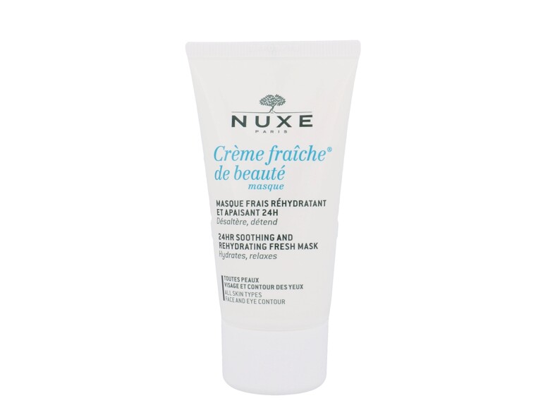 Masque visage NUXE Creme Fraiche de Beauté 24hr Soothing And Rehydrating Fresh Mask 50 ml boîte endo