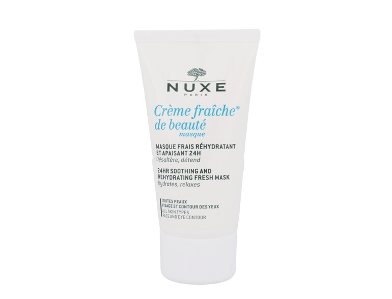Gesichtsmaske NUXE Creme Fraiche de Beauté 24hr Soothing And Rehydrating Fresh Mask 50 ml Beschädigte Schachtel