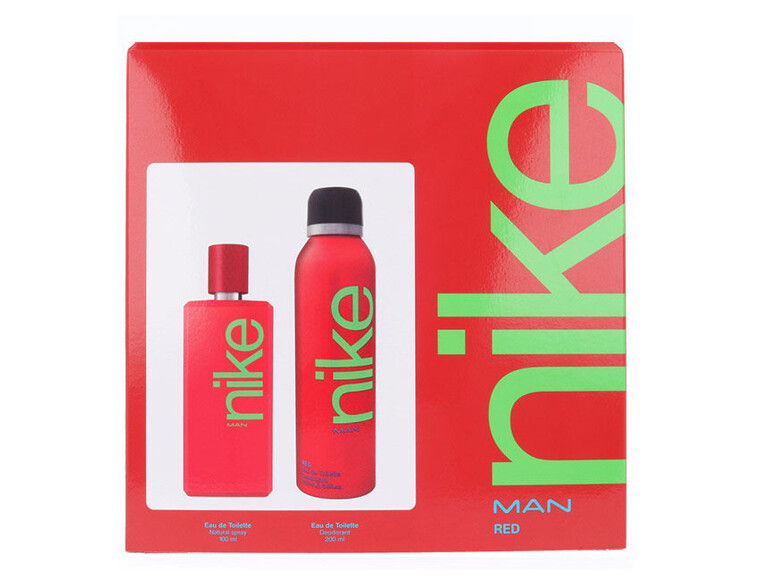 Eau de Toilette Nike Perfumes Red Man 100 ml Beschädigte Schachtel Sets