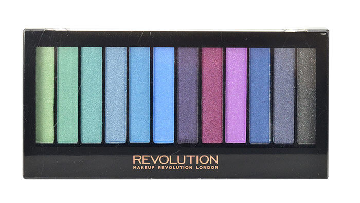 Lidschatten Makeup Revolution London Redemption Palette Mermaids Vs Unicorns 14 g Beschädigte Verpackung