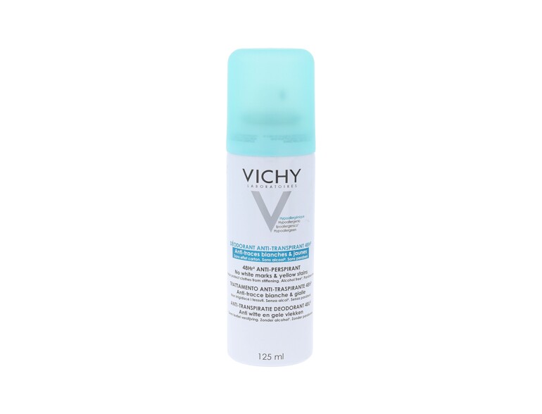 Antiperspirant Vichy Deodorant No White Marks & Yellow Stains 48h 125 ml