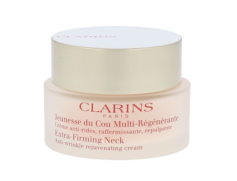 Crema per il collo e décolleté Clarins Extra-Firming Neck Anti-Wrinkle Rejuvenating Cream 50 ml