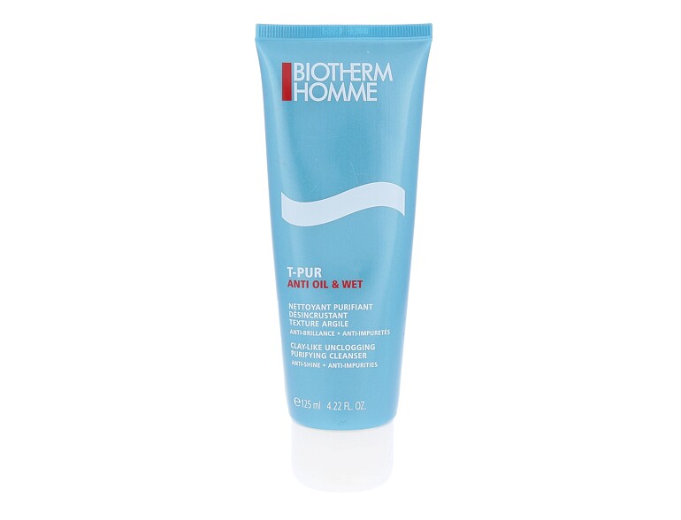Gel nettoyant Biotherm Homme T-PUR Anti Oil & Shine 125 ml