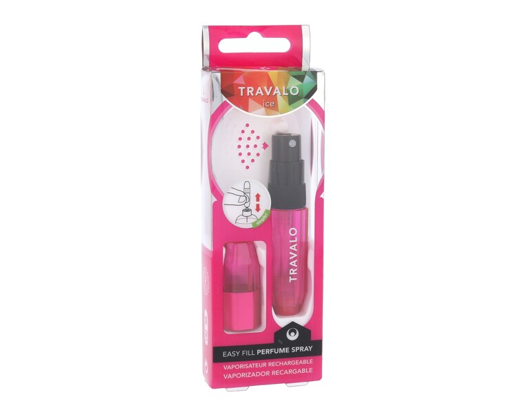 Flacon rechargeable Travalo Ice 5 ml Hot Pink