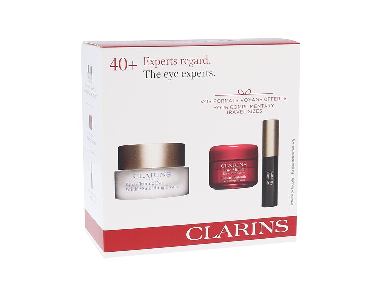 Crema contorno occhi Clarins Extra-Firming Wrinkle Smoothing Cream 15 ml Sets
