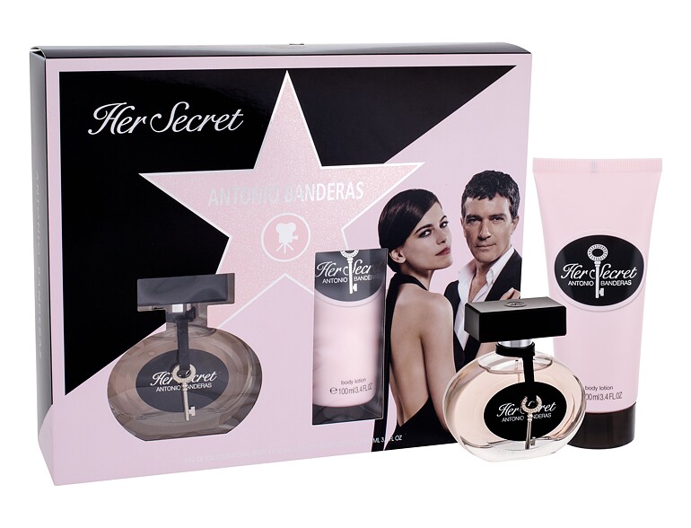 Eau de Toilette Banderas Her Secret 50 ml Sets