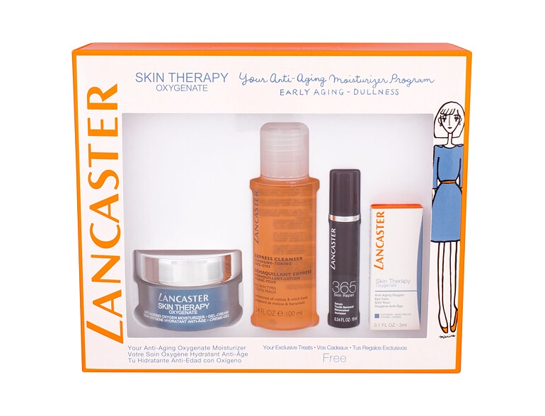 Crema giorno per il viso Lancaster Skin Therapy Oxygenate 50 ml Sets