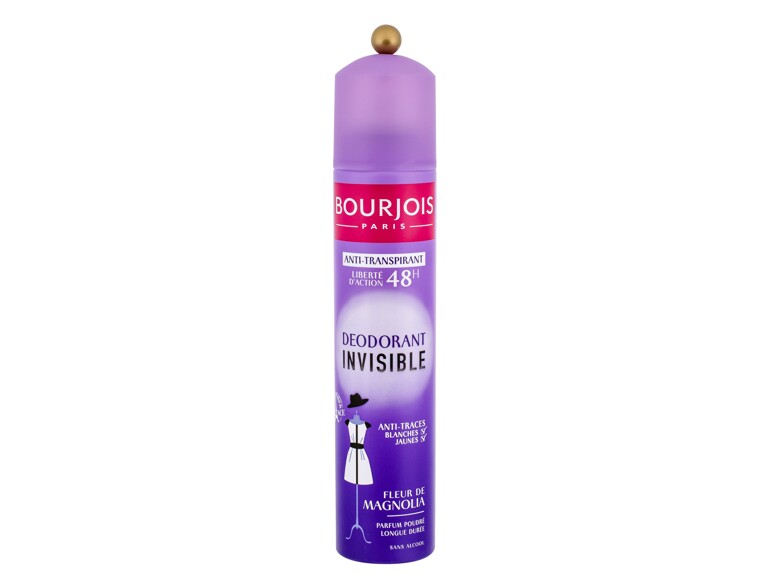 Antiperspirant BOURJOIS Paris Invisible 48H 200 ml flacon endommagé