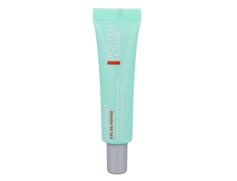 Gel contorno occhi Biotherm Homme Aquapower Eye De-Puffer 15 ml scatola danneggiata