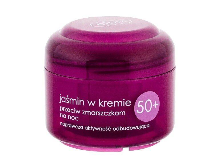 Crema notte per il viso Ziaja Jasmine 50 ml scatola danneggiata