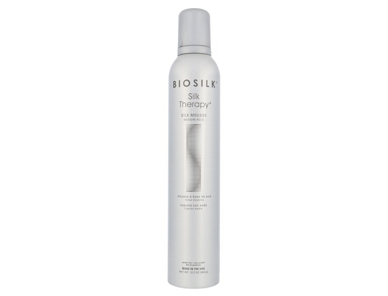 Cheveux fins et sans volume Farouk Systems Biosilk Silk Therapy Mousse Medium Hold 360 g