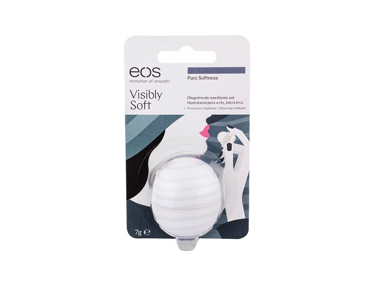 Balsamo per le labbra EOS Visibly Soft 7 g Pure Softness senza scatola
