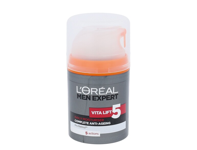 Crème de jour L'Oréal Paris Men Expert Vita Lift 5 50 ml boîte endommagée