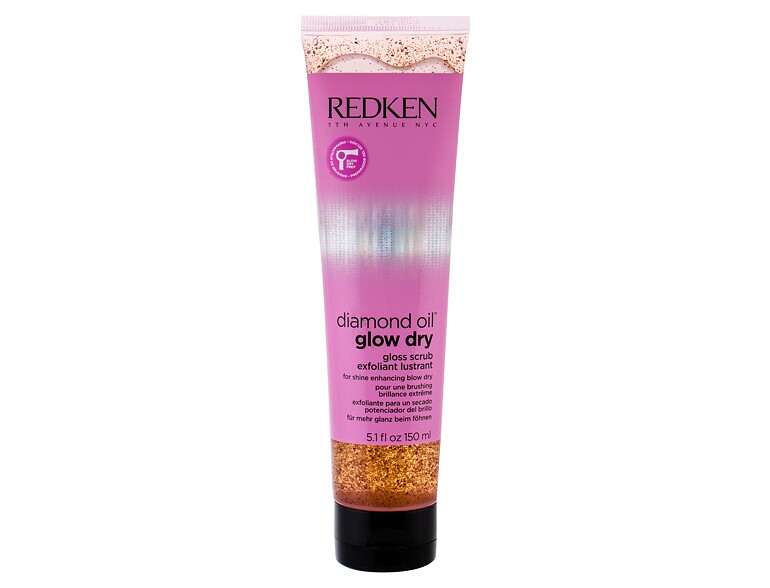 Masque cheveux Redken Diamond Oil Glow Dry Gloss Scrub 150 ml