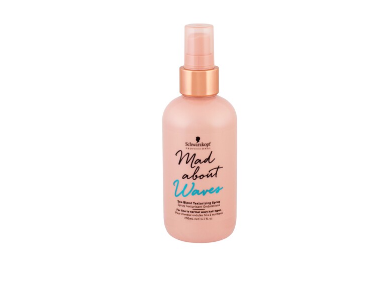 Für Locken Schwarzkopf Professional Mad About Waves Sea Blend Texturizing Spray 200 ml Beschädigtes Flakon
