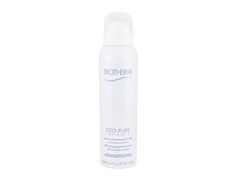 Antiperspirant Biotherm Deo Pure Invisible 48h 150 ml flacon endommagé