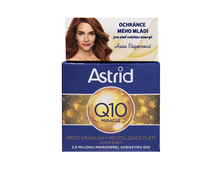 Crema notte per il viso Astrid Q10 Miracle 50 ml