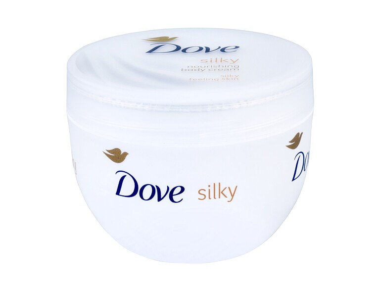 Körpercreme Dove Silky Nourishment 300 ml Beschädigte Verpackung