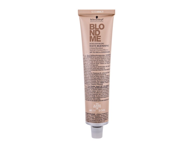 Haarcreme Schwarzkopf Professional Blond Me Bond Enforcing White Blending 60 ml W- Ice Beschädigte Schachtel