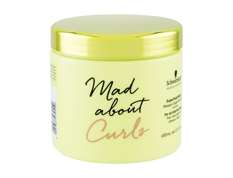 Haarmaske Schwarzkopf Professional Mad About Curls Superfood Mask 650 ml
