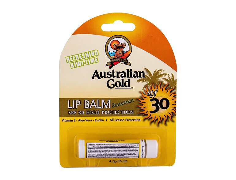 Balsamo per le labbra Australian Gold Sunscreen SPF30 4,2 g