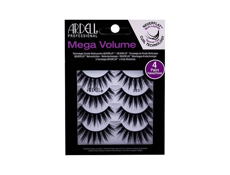 Falsche Wimpern Ardell Mega Volume 253 4 St. Black